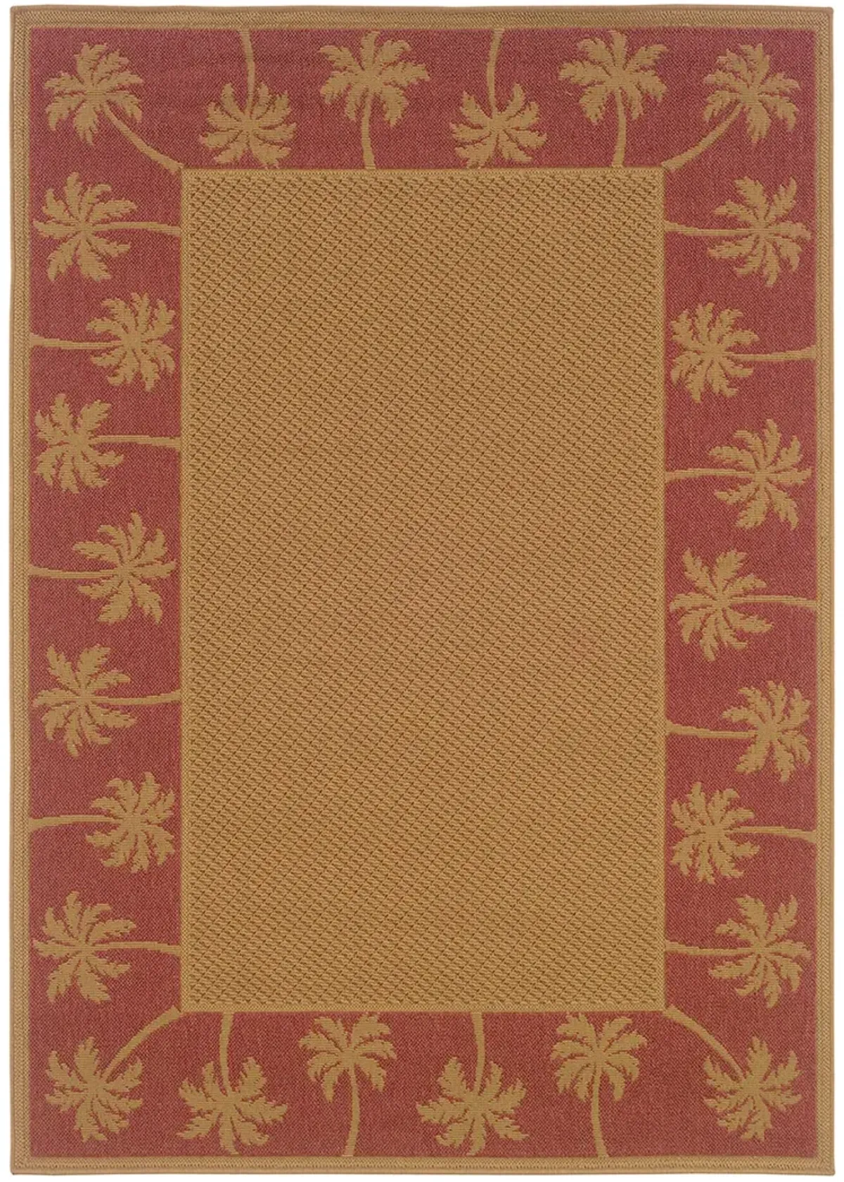 Lanai 3'7" x 5'6" Beige Rug