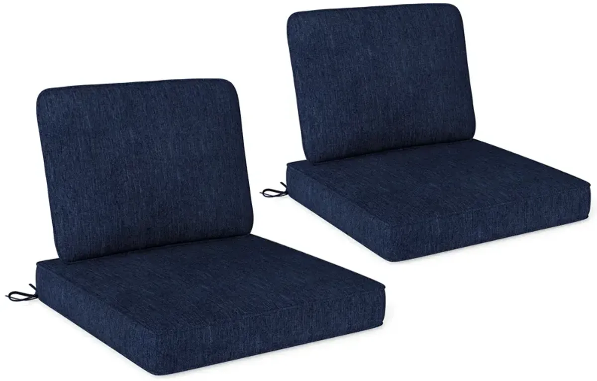 2-Pack Outdoor Patio Chair Cushions – Removable & Washable Covers