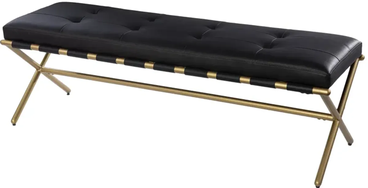 Marlborough Faux Leather Bench