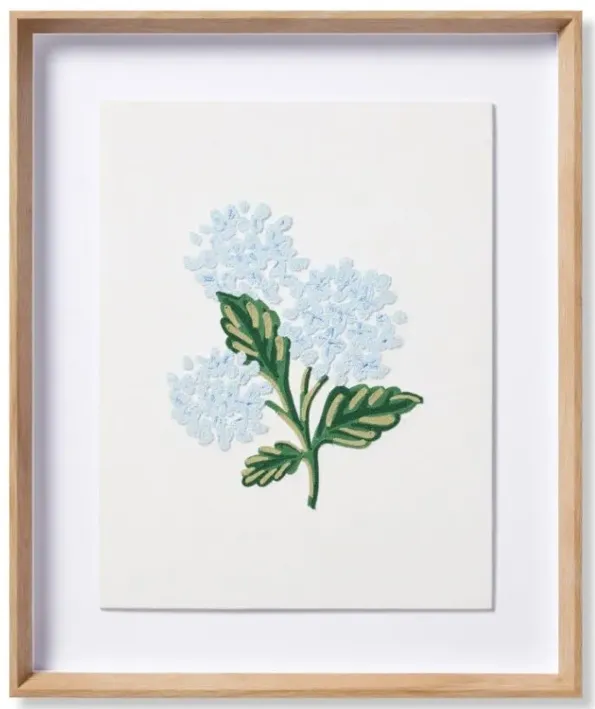 Hydrangea Cream Wall Art