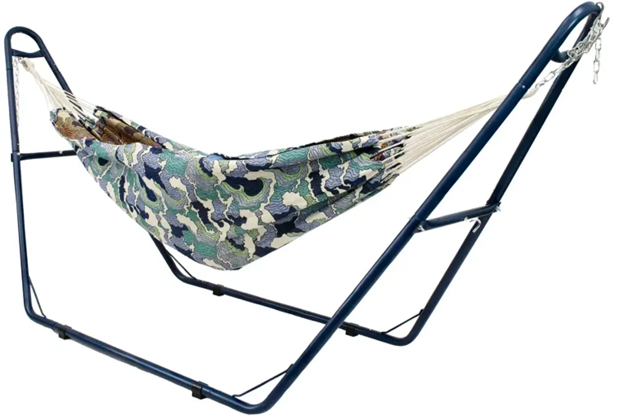 Sunnydaze Powder-Coated Steel Universal Hammock Stand - 124 in