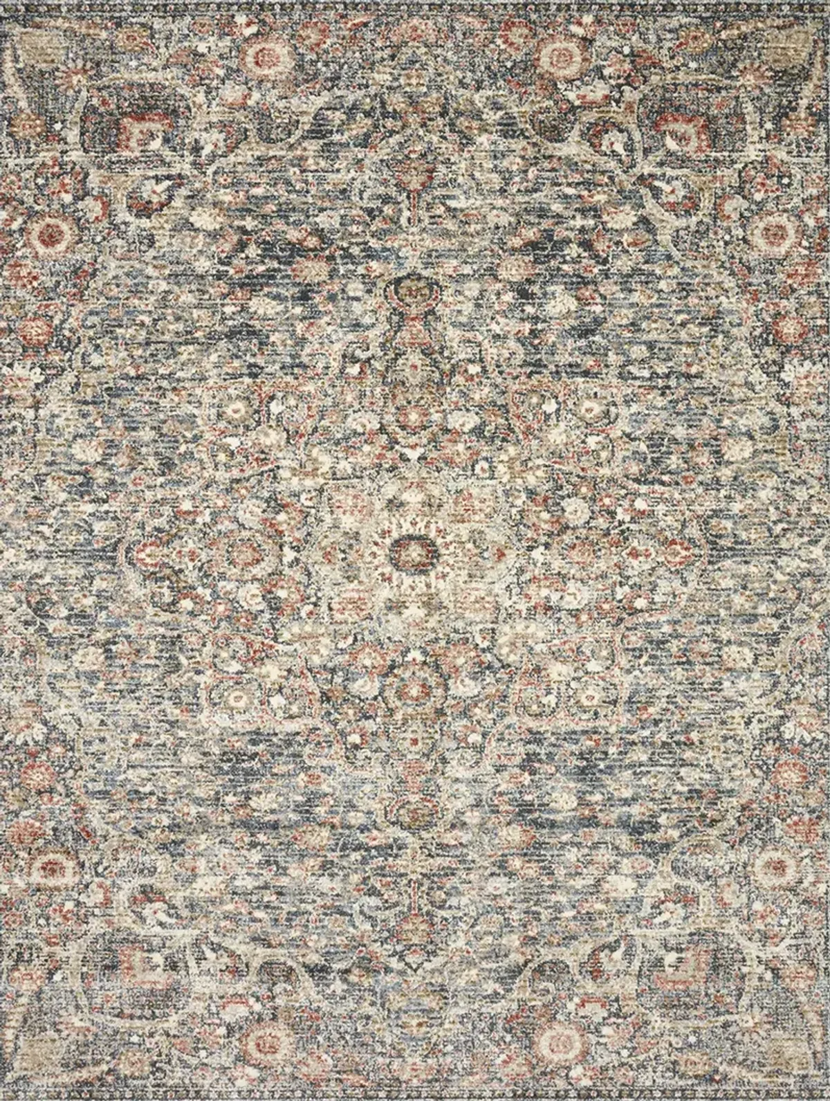 Saban SAB02 Blue/Spice 7'10" x 10' Rug