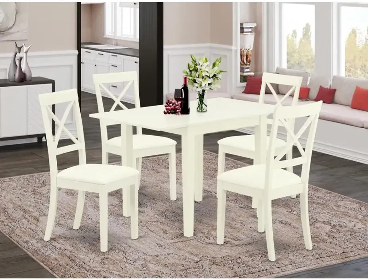 Dining Room Set Linen White