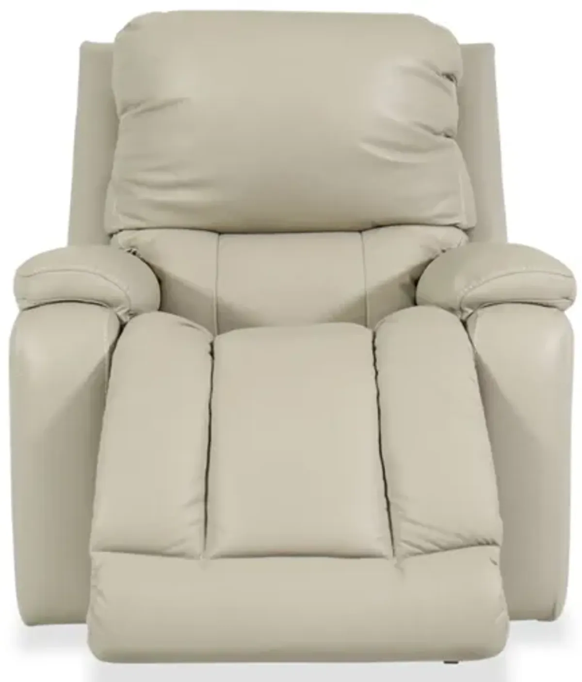 Greyson Ice Leather Power Rocking Recliner with Headrest & Lumbar