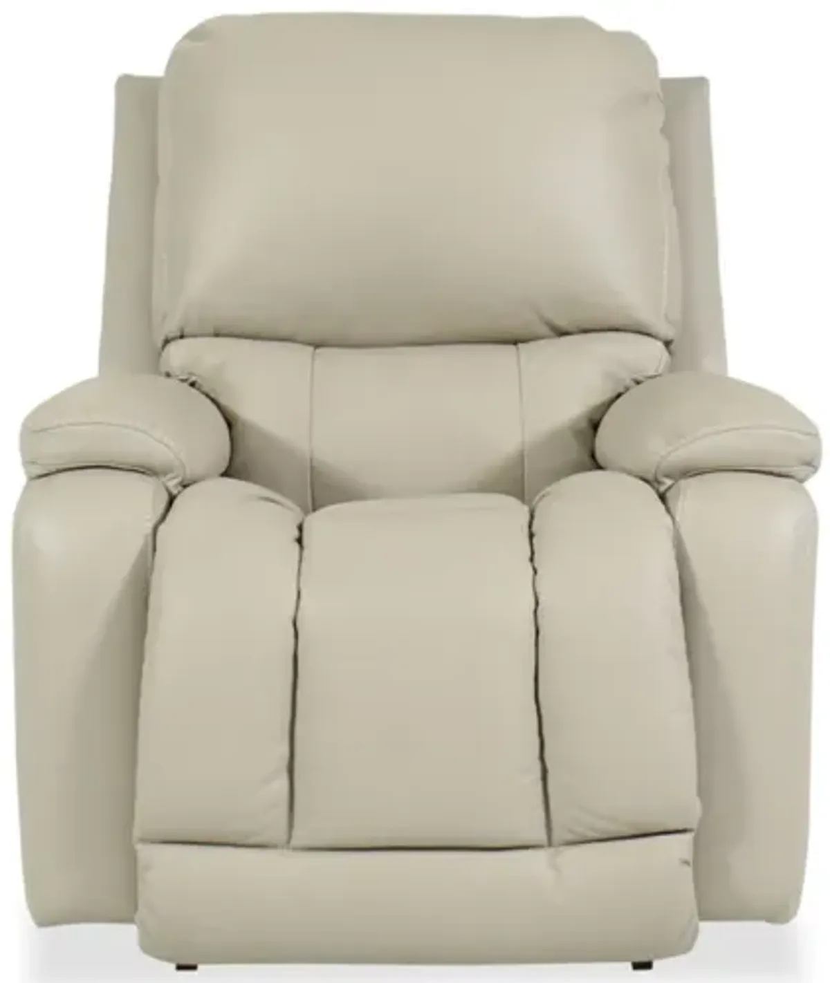 Greyson Ice Leather Power Rocking Recliner with Headrest & Lumbar