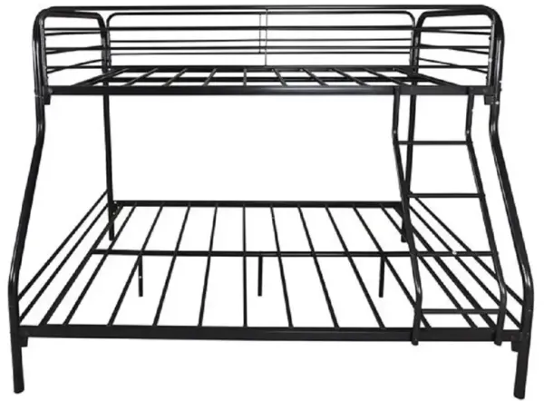 Heavy-Duty  Metal Bunk Bed with Sturdy Guardrails & Easy Assembly