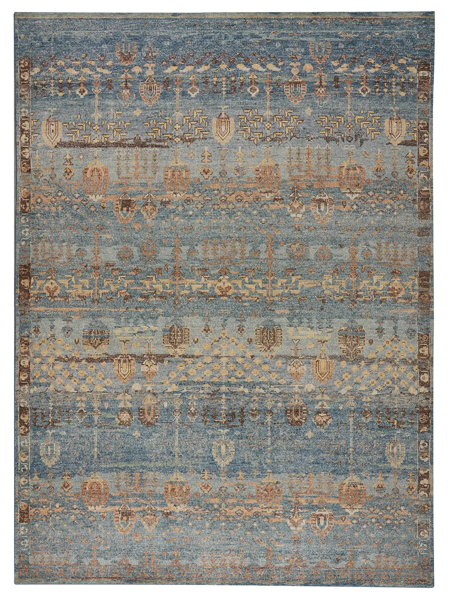 Eden Acantha Blue 9' x 12' Rug