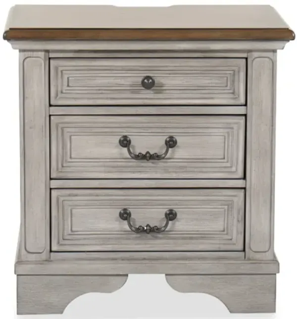 Lodenbay Three-Drawer Nightstand