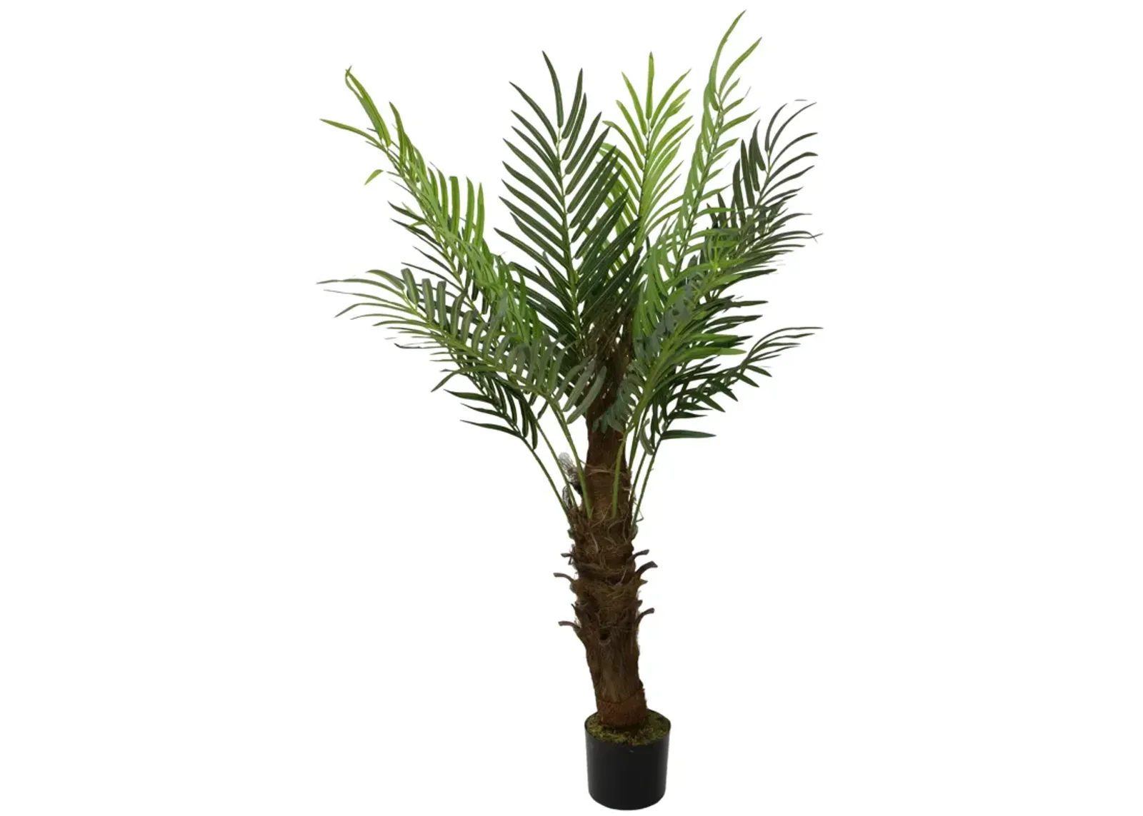 47" Artificial Brown and Green Phoenix Palm Potted Tree