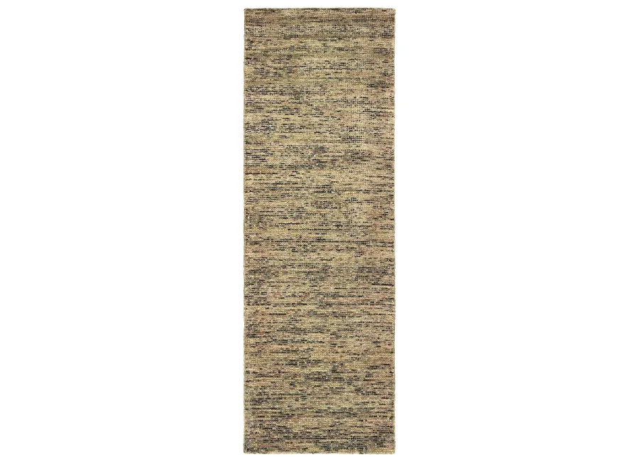 Lucent 2'6" x 8' Gold Rug