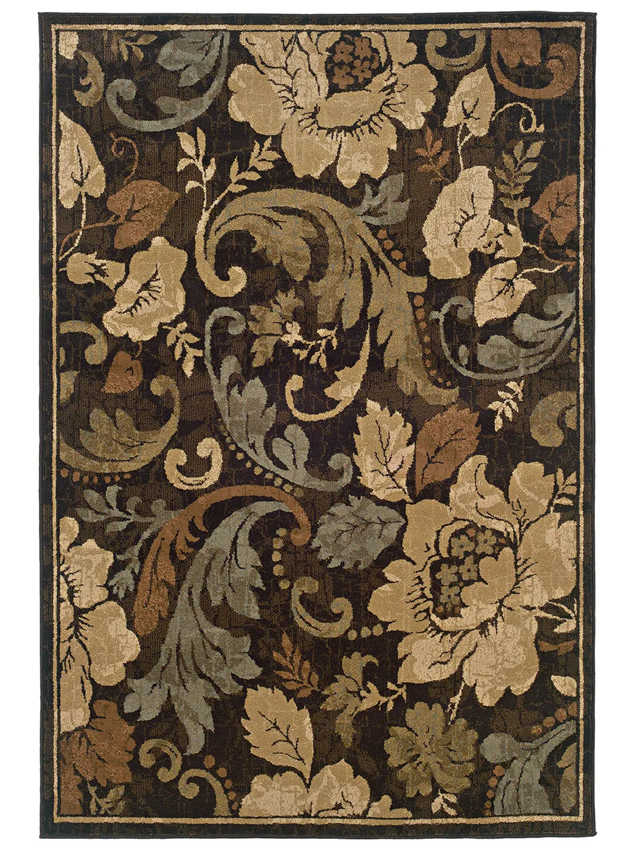 Huntington 7'10" x 10' Brown Rug