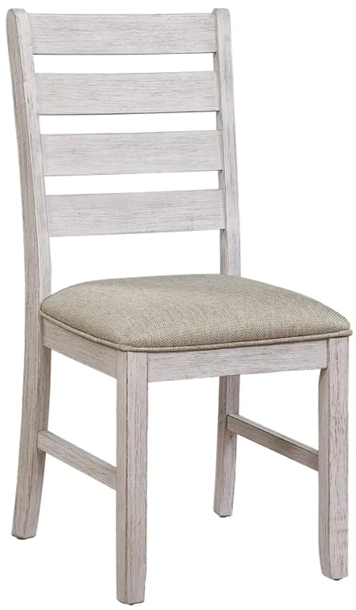Streamdale Casual Dining Side Chairs 2 Piece Set Grayish White Finish