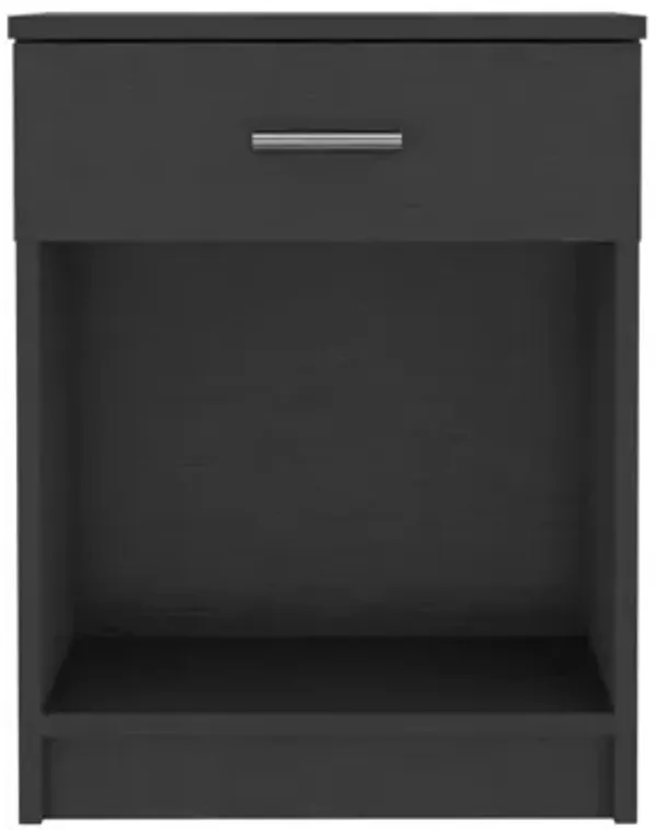 Streamdale Eco Nightstand, Superior Top, One Drawer, Lower Shelf