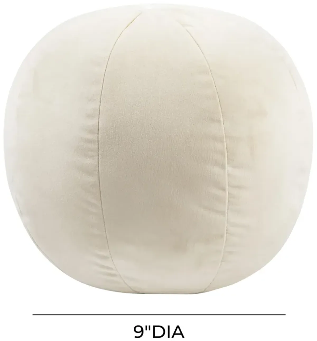 Boba Cream Vegan Shearling 9" Pillow