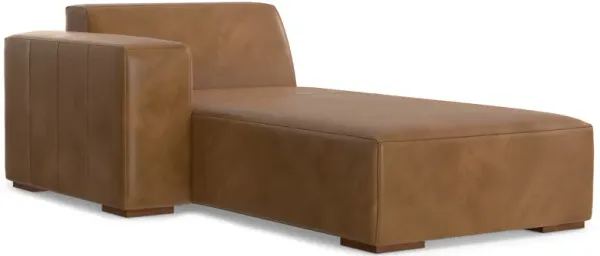 Rex Left Chaise Sofa Module in Genuine Leather