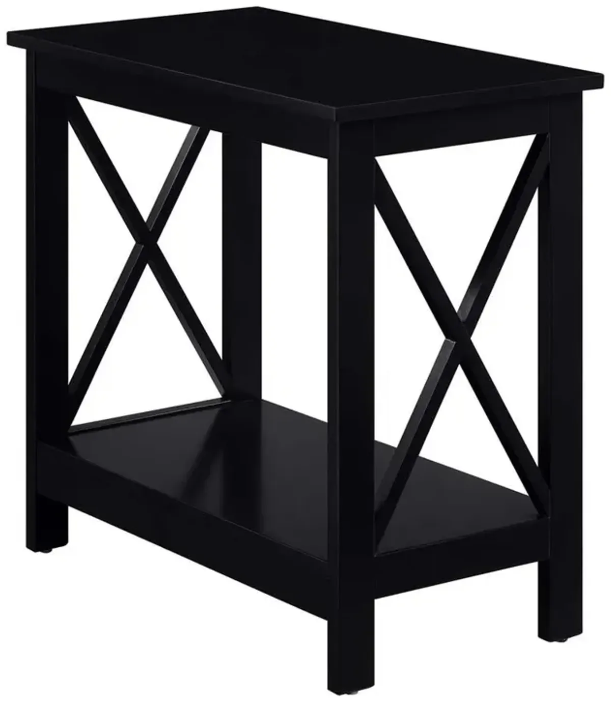 Convenience Concepts Oxford Chairside End Table with Shelf, S20-399