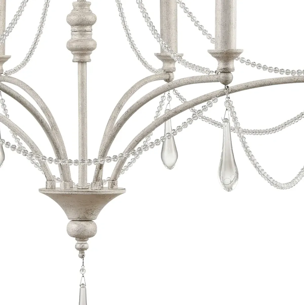 French Parlor 27'' Wide 6-Light Chandelier