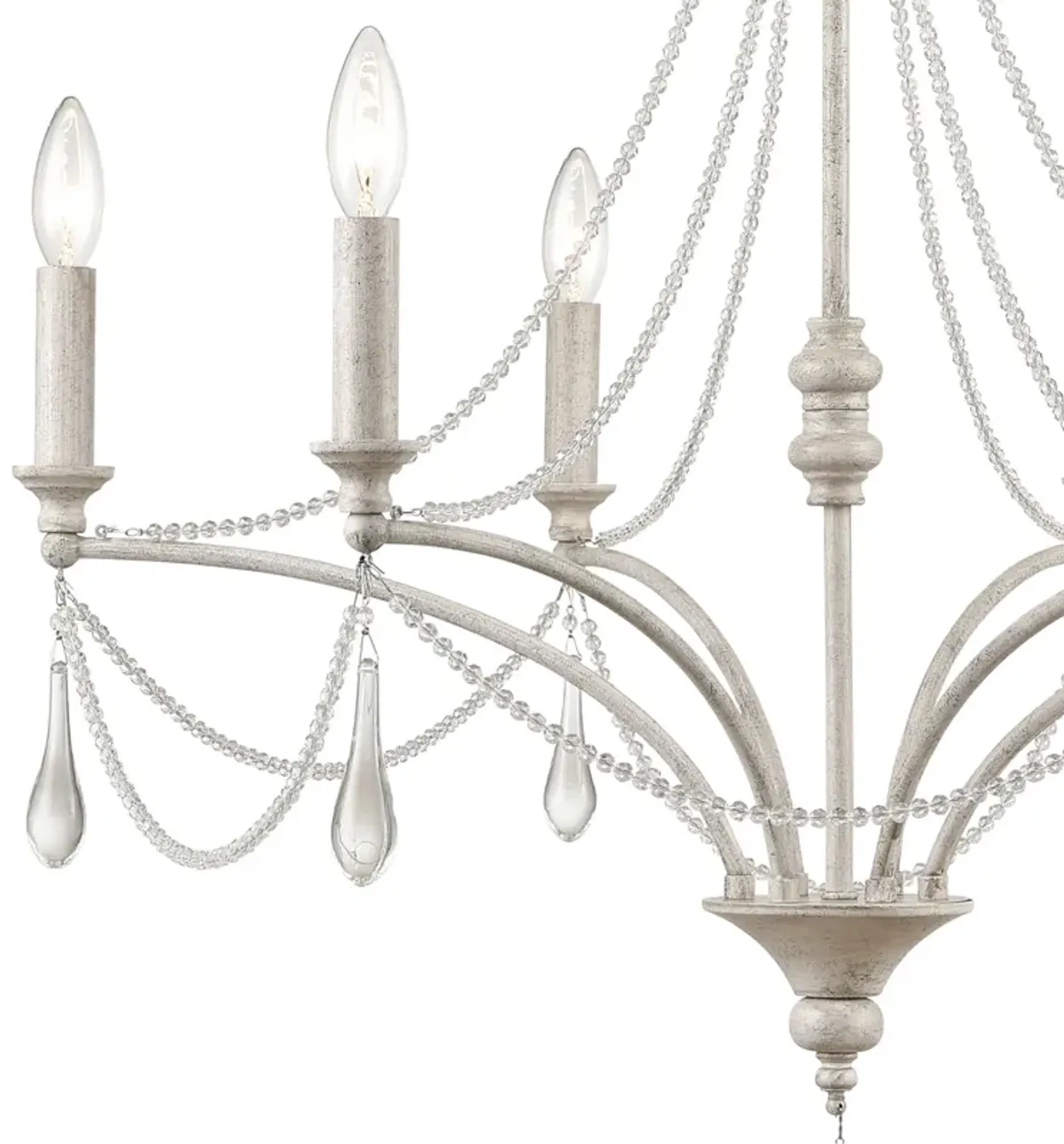 French Parlor 27'' Wide 6-Light Chandelier