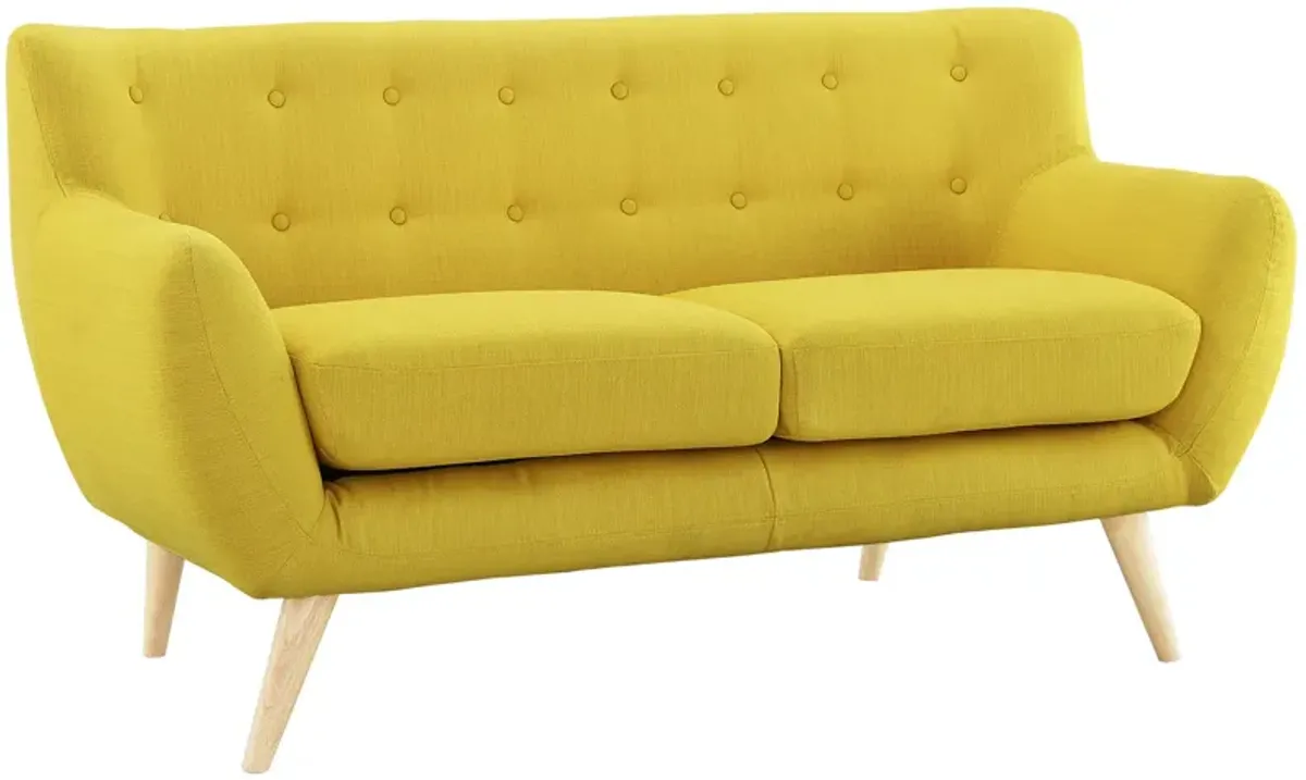 Remark Upholstered Fabric Loveseat