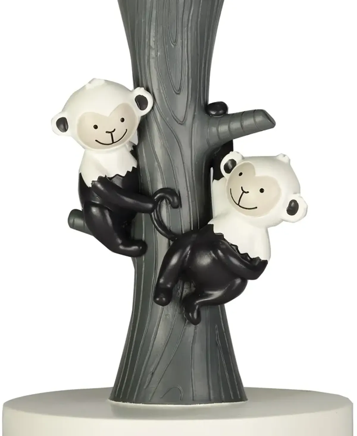 Lambs & Ivy Jungle Party Tree with Monkeys Lamp with Shade & Bulb