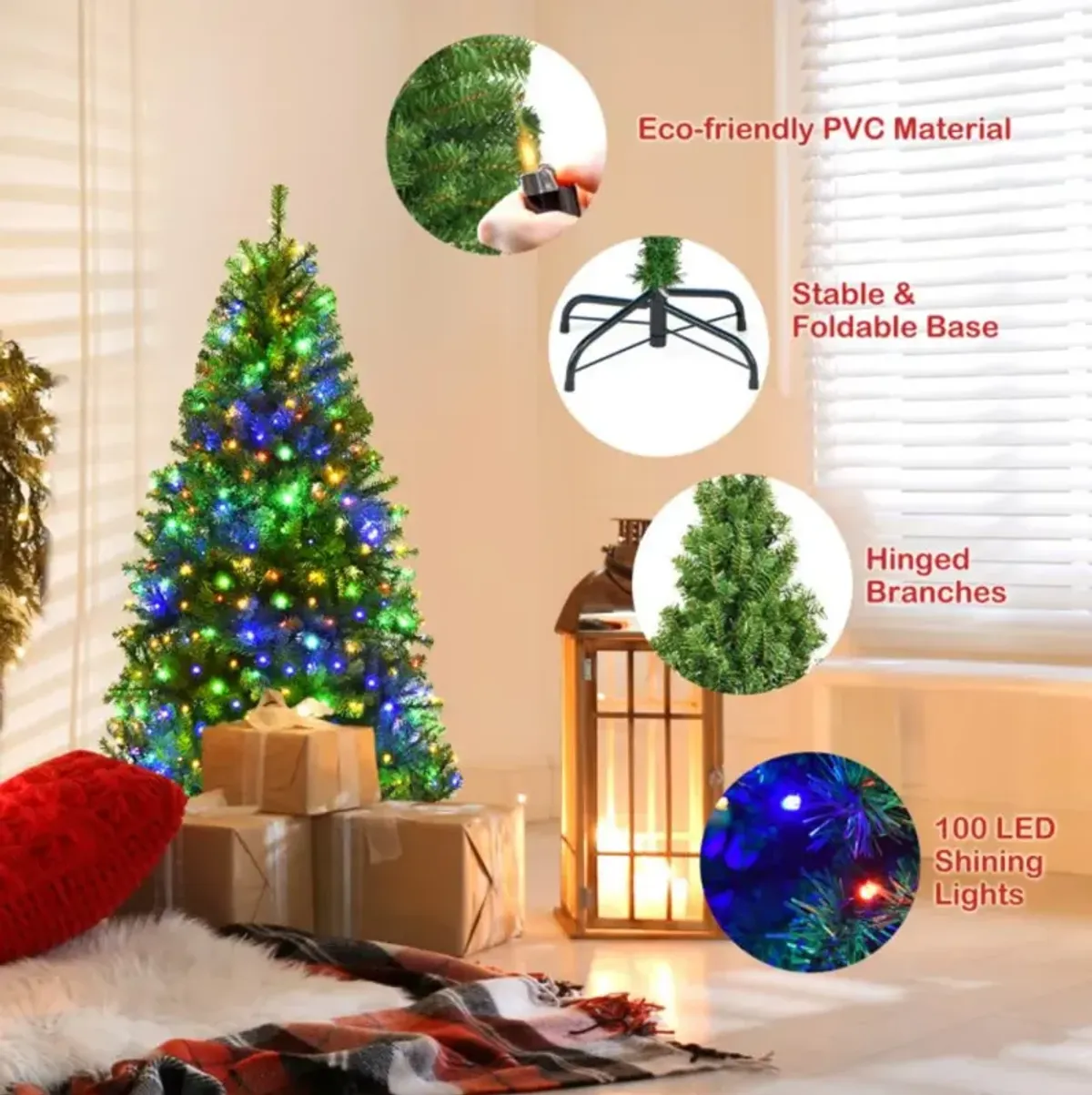 Artificial Premium Hinged Christmas Tree