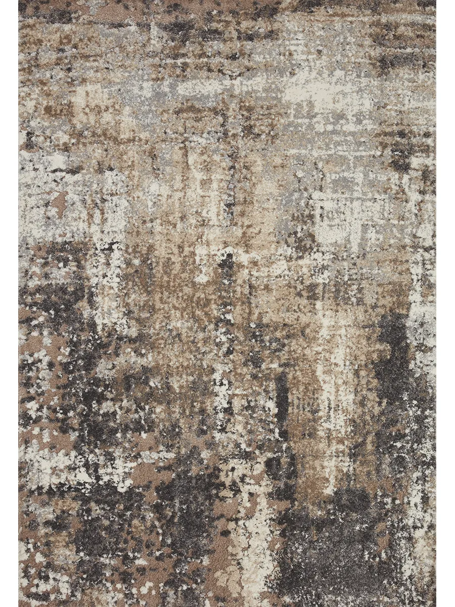 Theory THY04 Taupe/Grey 5'3" x 7'8" Rug