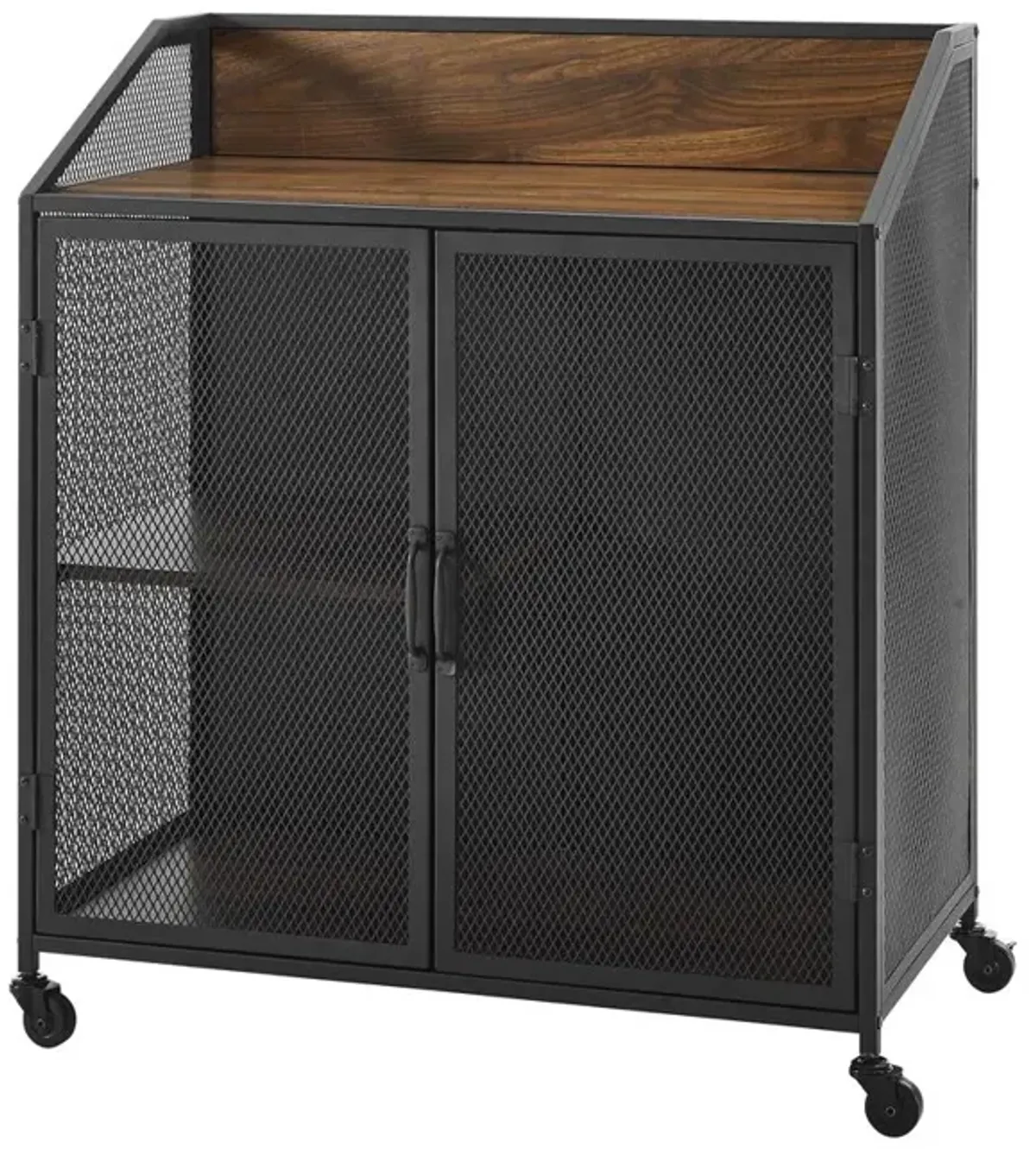 Belen Kox Entertainer's Bar Cabinet - Dark Walnut, Belen Kox