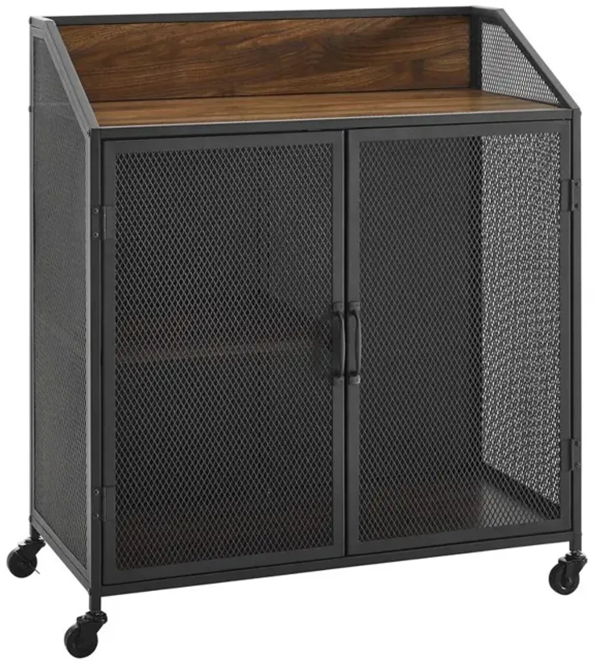 Belen Kox Entertainer's Bar Cabinet - Dark Walnut, Belen Kox