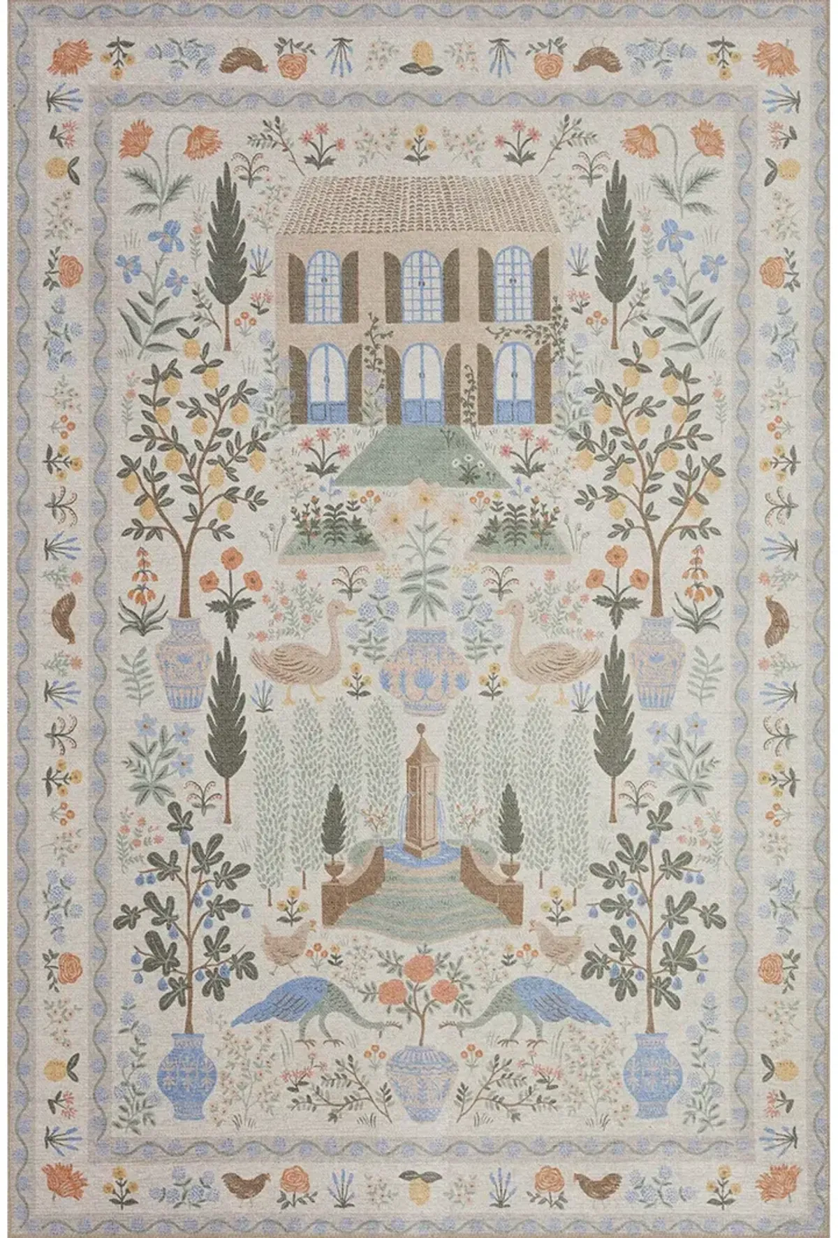 Menagerie MEN03 Cream 3'9" x 5'9" Rug