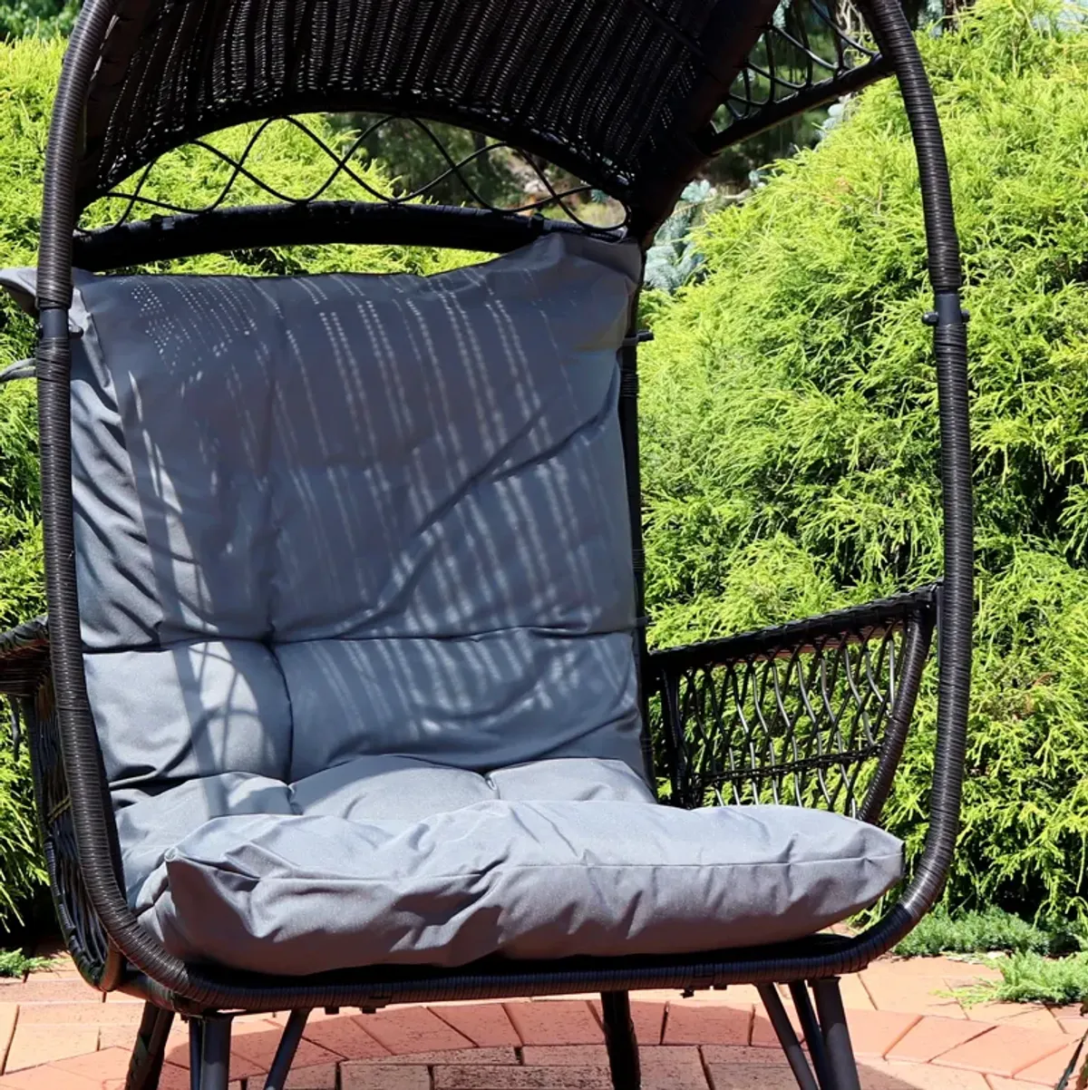 Sunnydaze Basket Chair Replacement Cushion