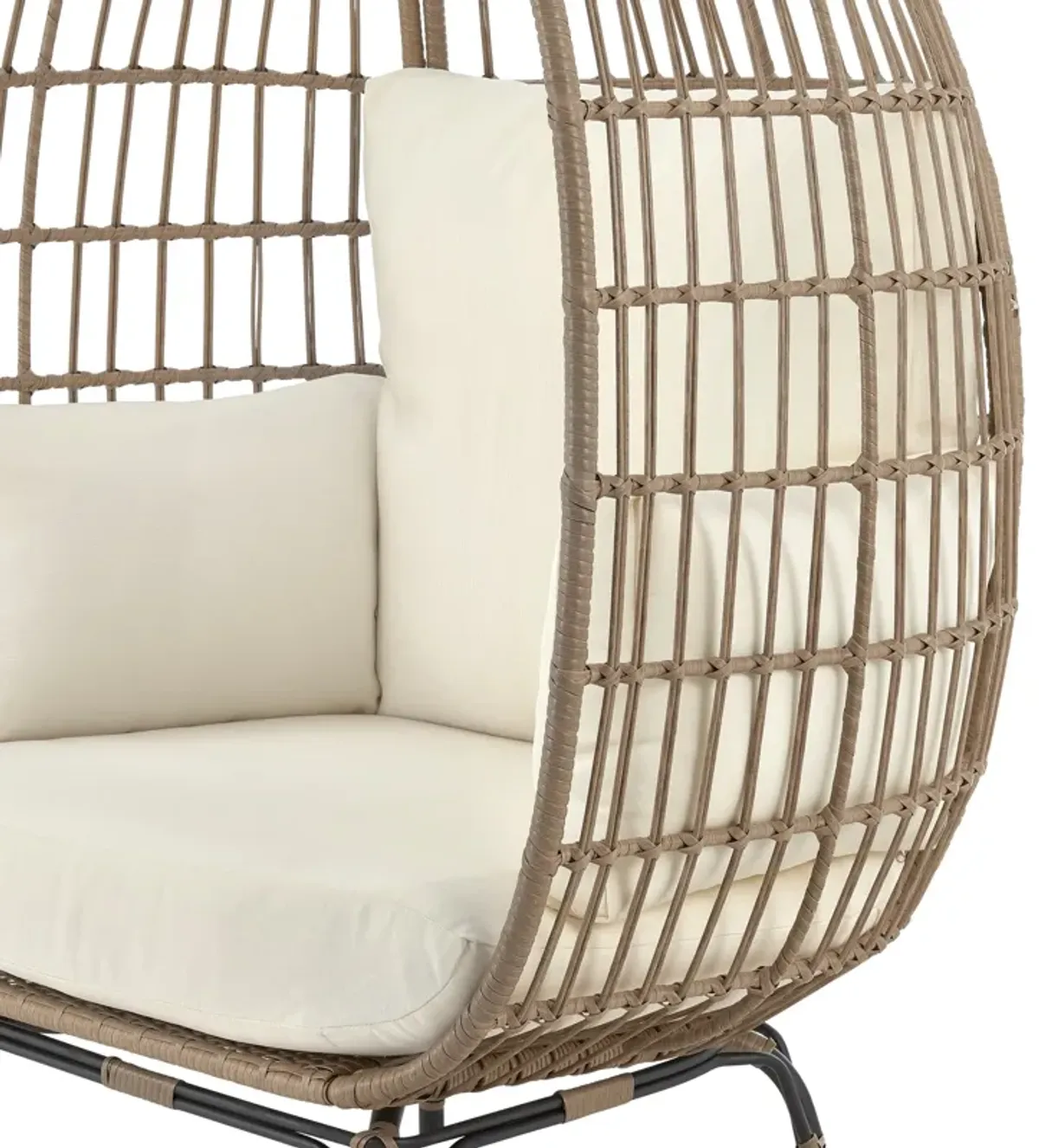 Spezia Cream Patio Egg Chair