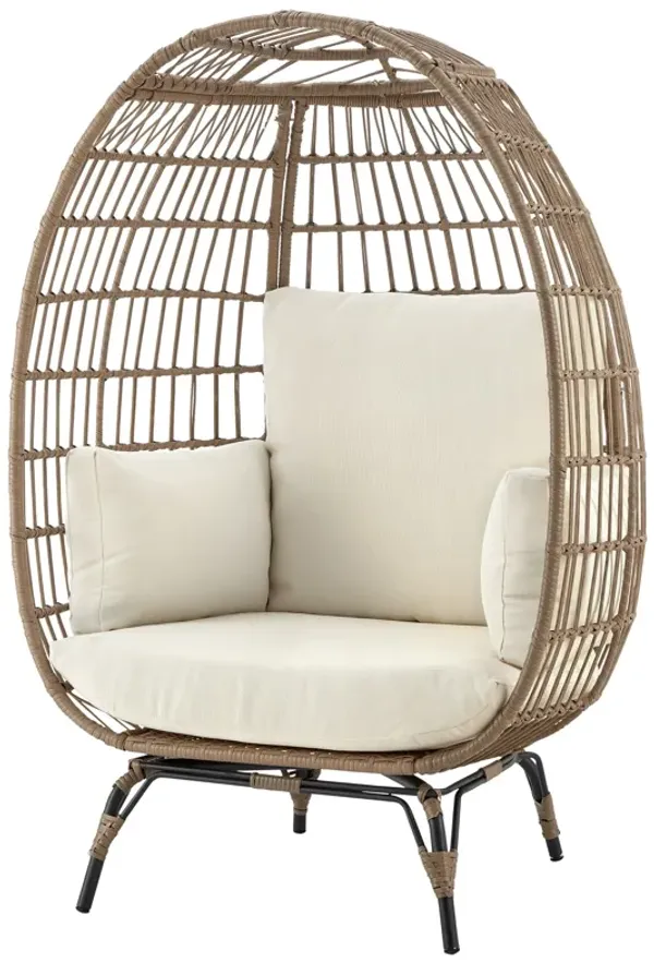 Spezia Cream Patio Egg Chair