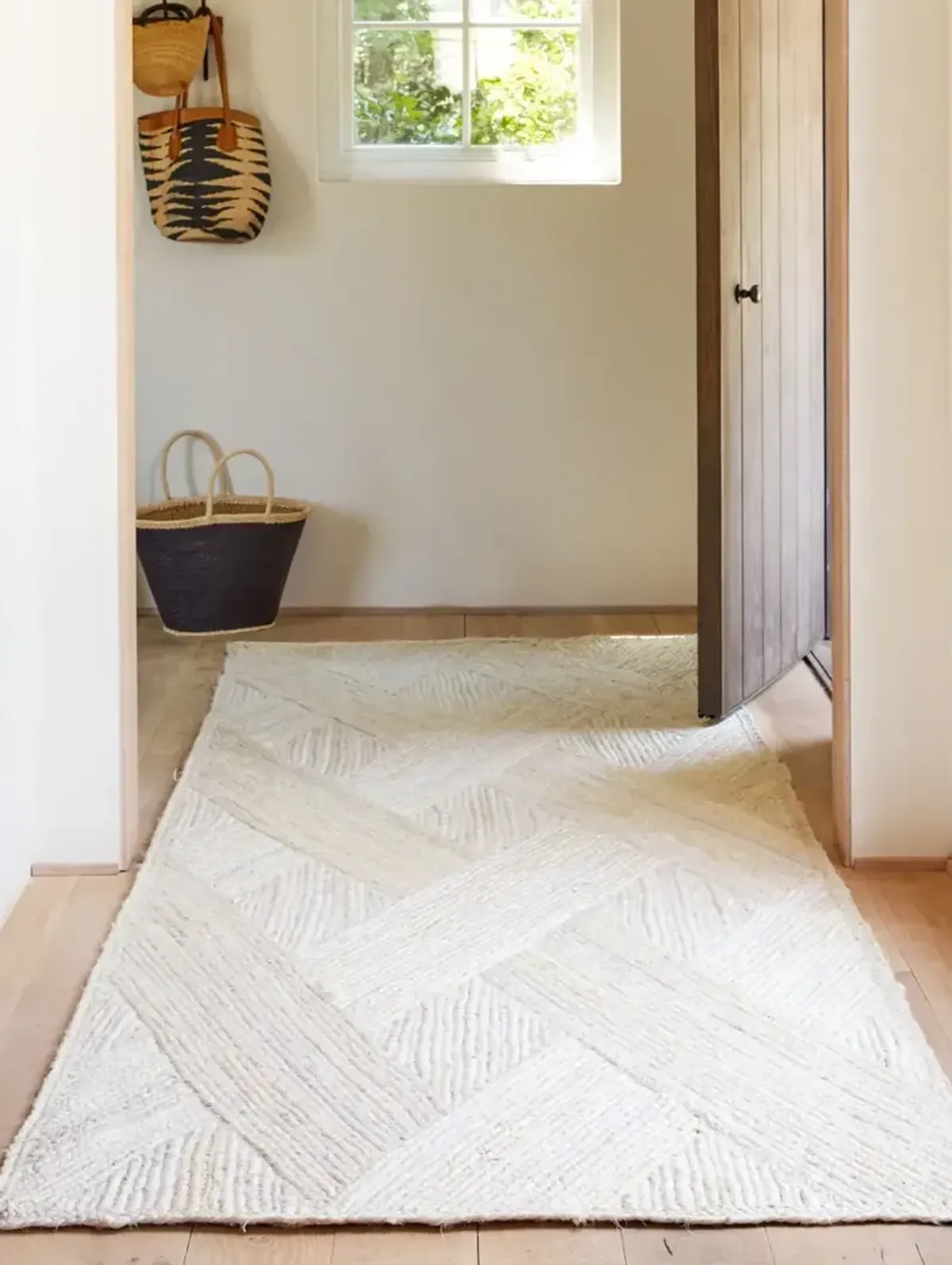 Naturals Tobago Vero White 9' x 12' Rug