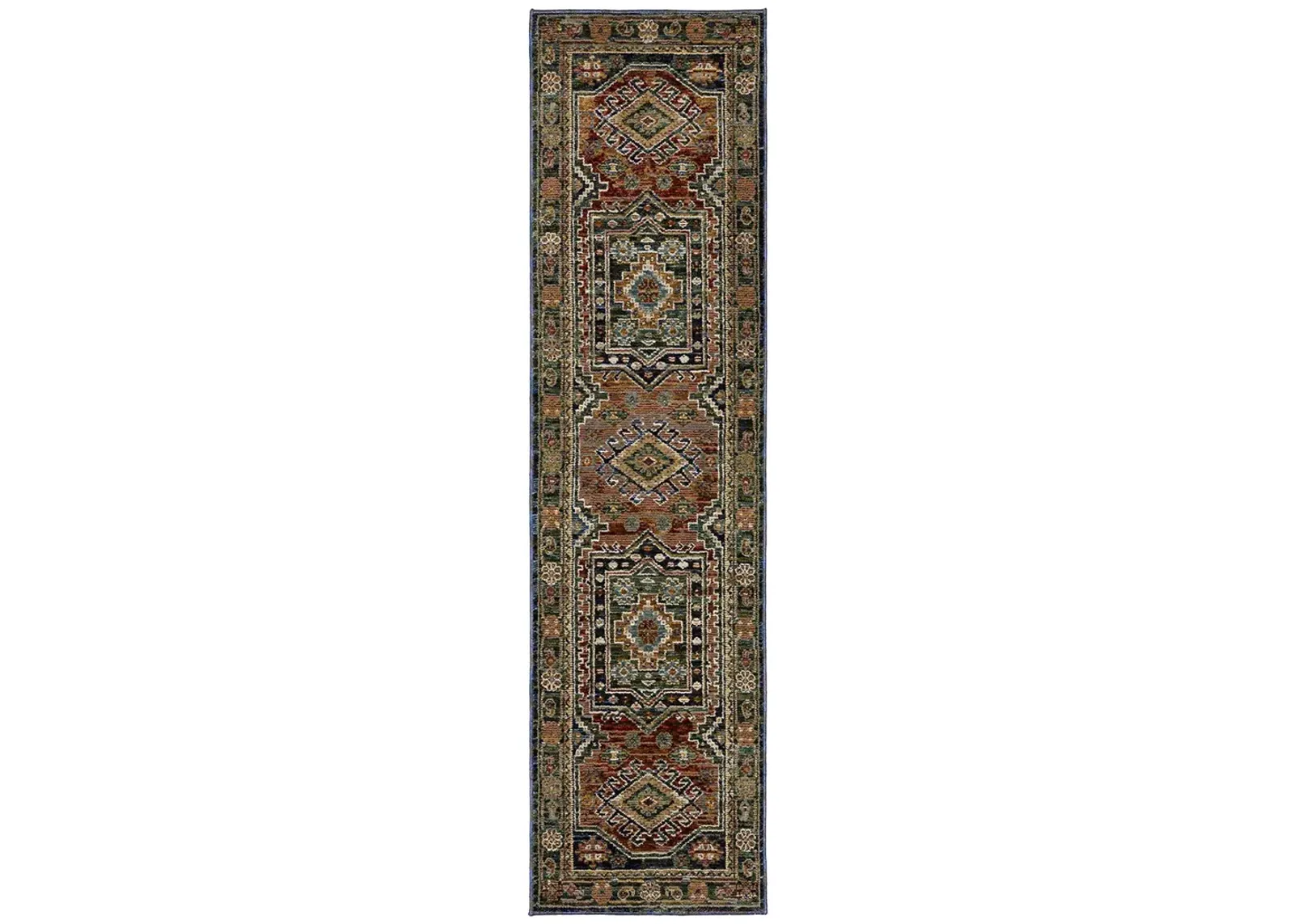 Andorra 2'3" x 8' Blue Rug