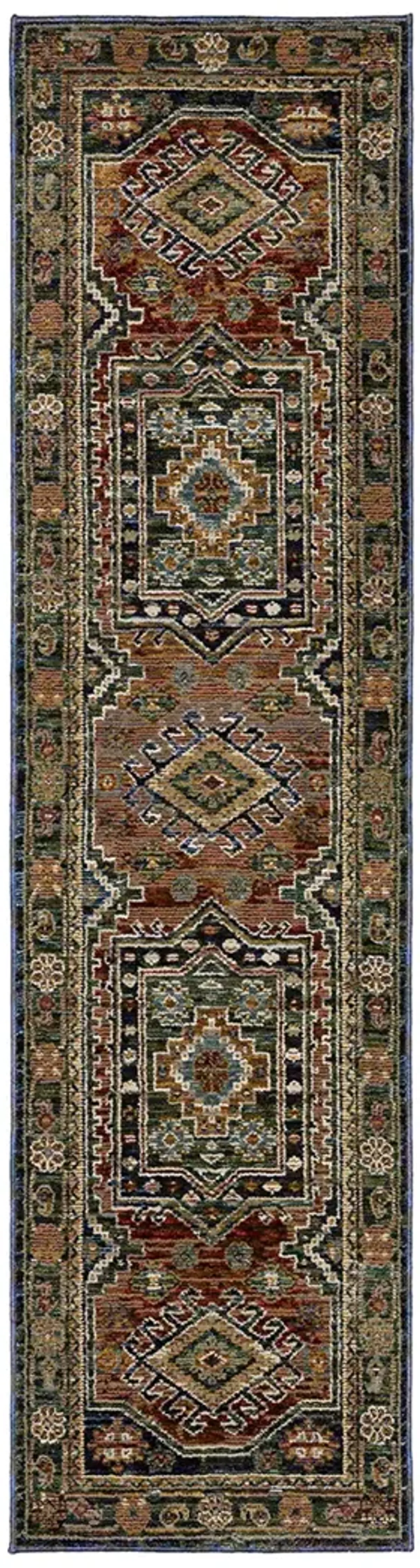 Andorra 2'3" x 8' Blue Rug