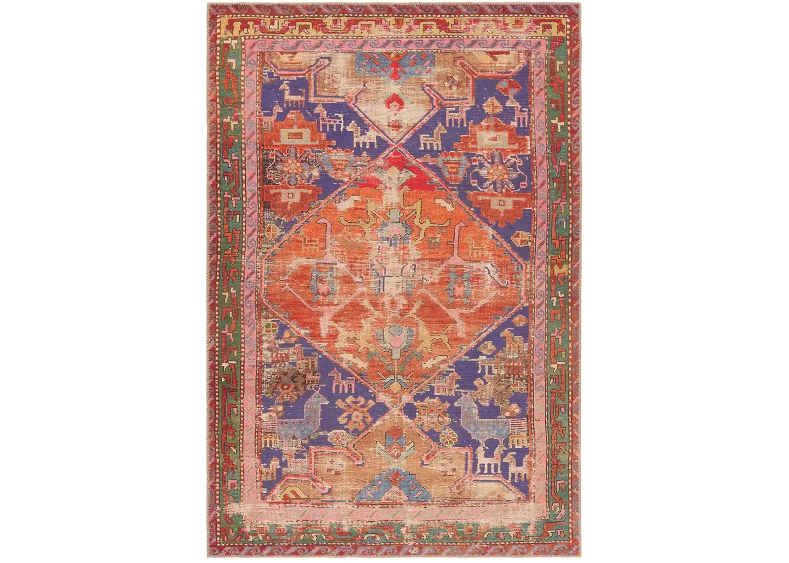 Garcia Sancho Orange 4' x 6' Rug