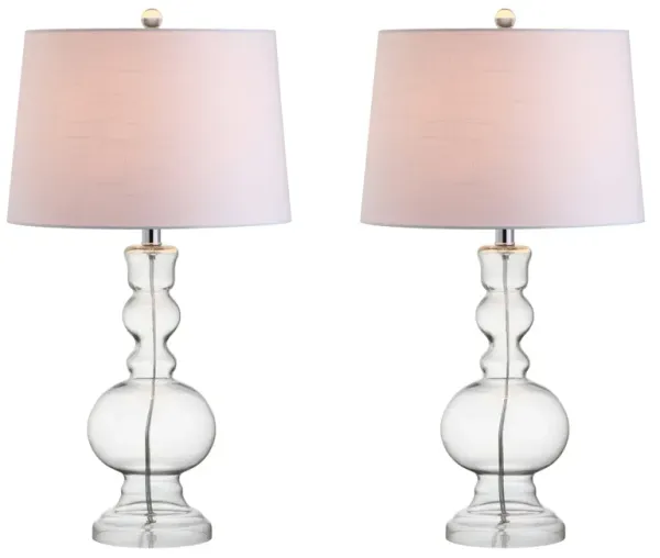 Genie Glass LED Table Lamp (Set of 2)