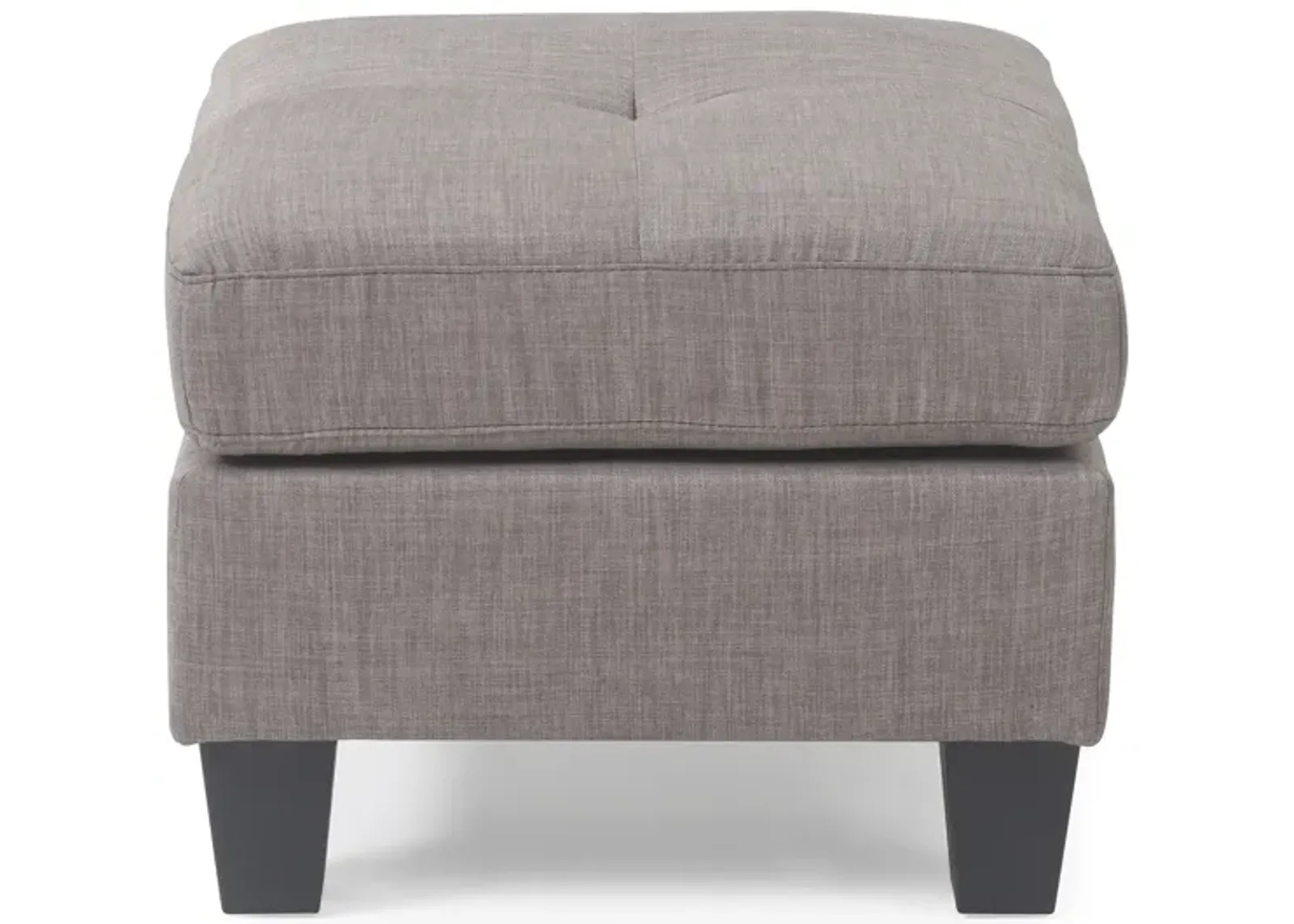 Newbury Twill Upholstered Ottoman