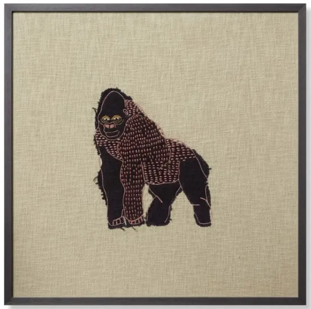 Girl-Rilla Beige Brown Wall Art