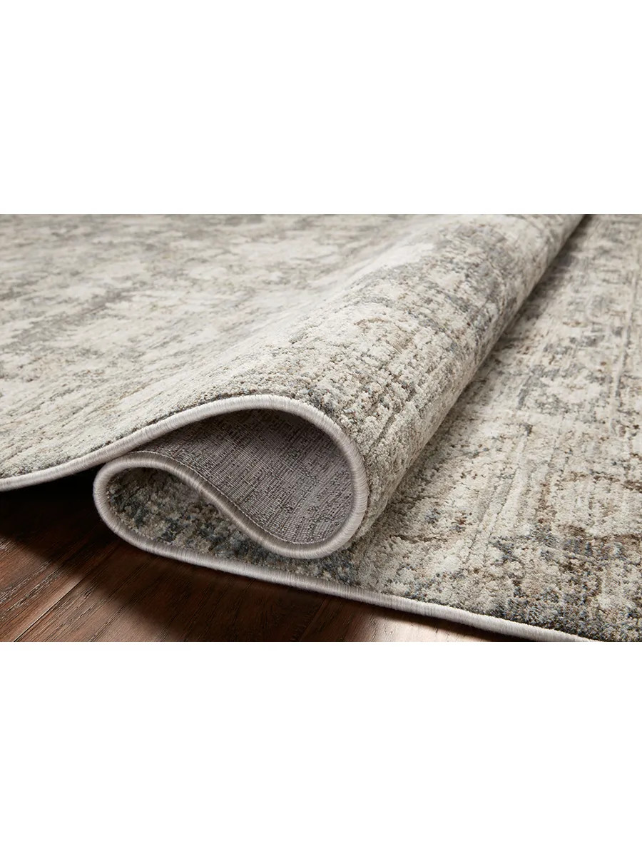 Honora Slate/Beige 2'7" x 8'0" Runner Rug by Amber Lewis x Loloi