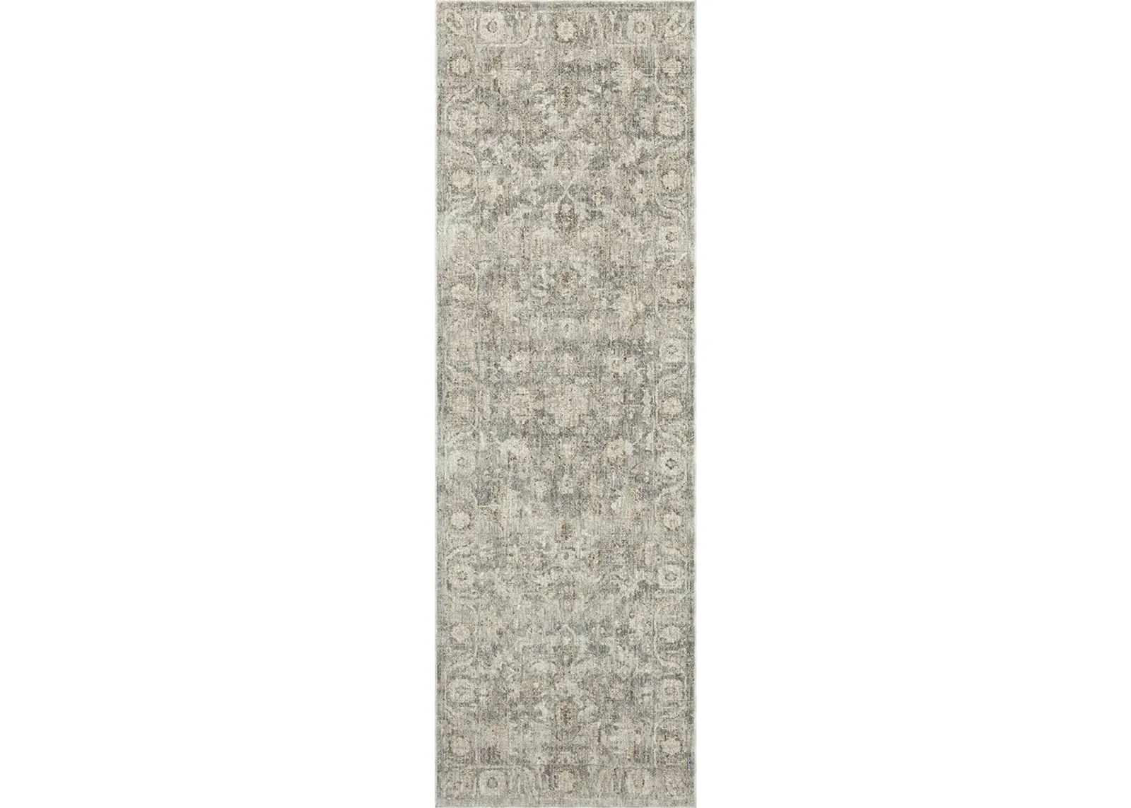 Honora Slate/Beige 2'7" x 8'0" Runner Rug by Amber Lewis x Loloi