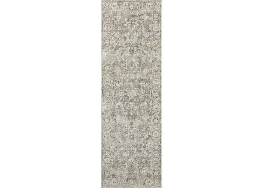 Honora Slate/Beige 2'7" x 8'0" Runner Rug by Amber Lewis x Loloi