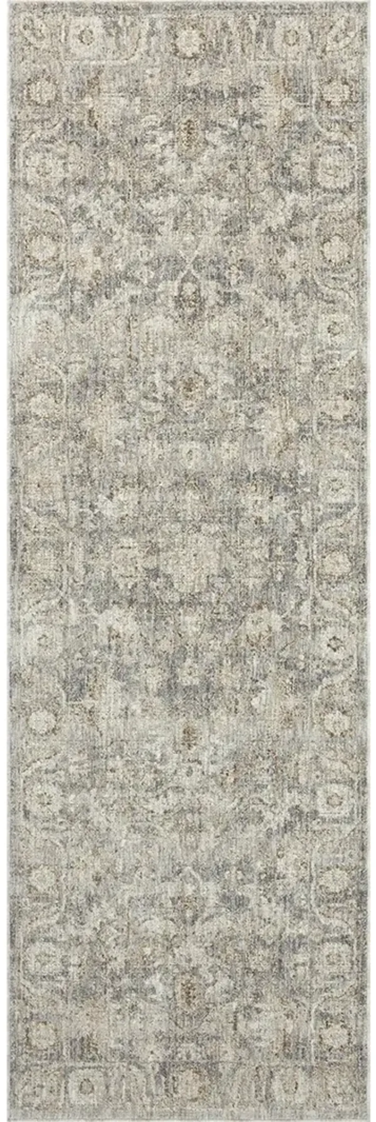 Honora Slate/Beige 2'7" x 8'0" Runner Rug by Amber Lewis x Loloi