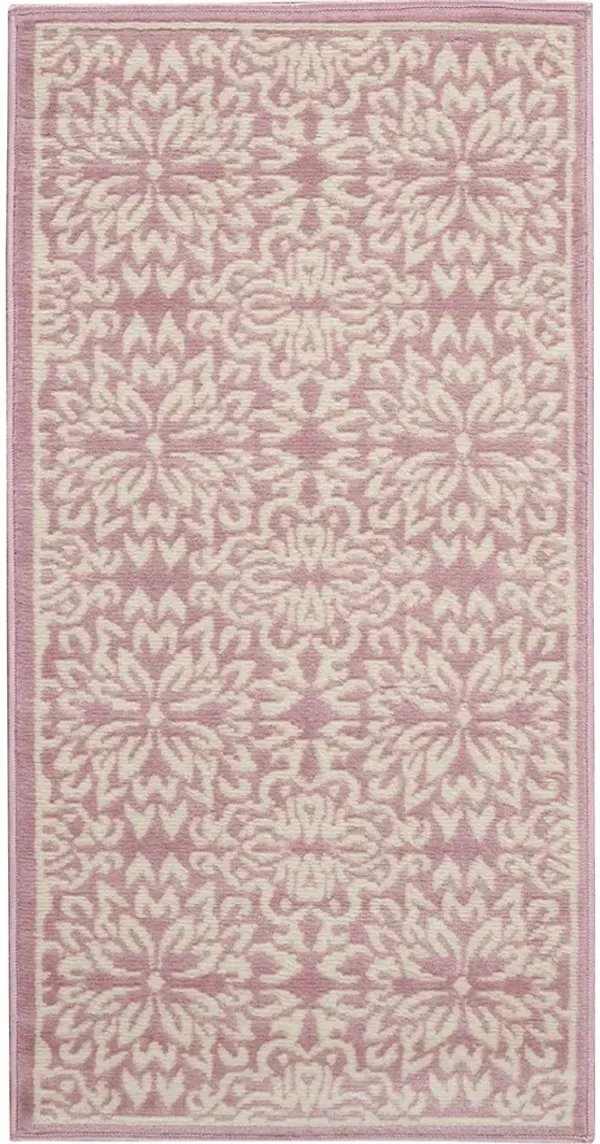 Jubilant JUB06 Ivory/Pink 2'3" x 7'3" Rug