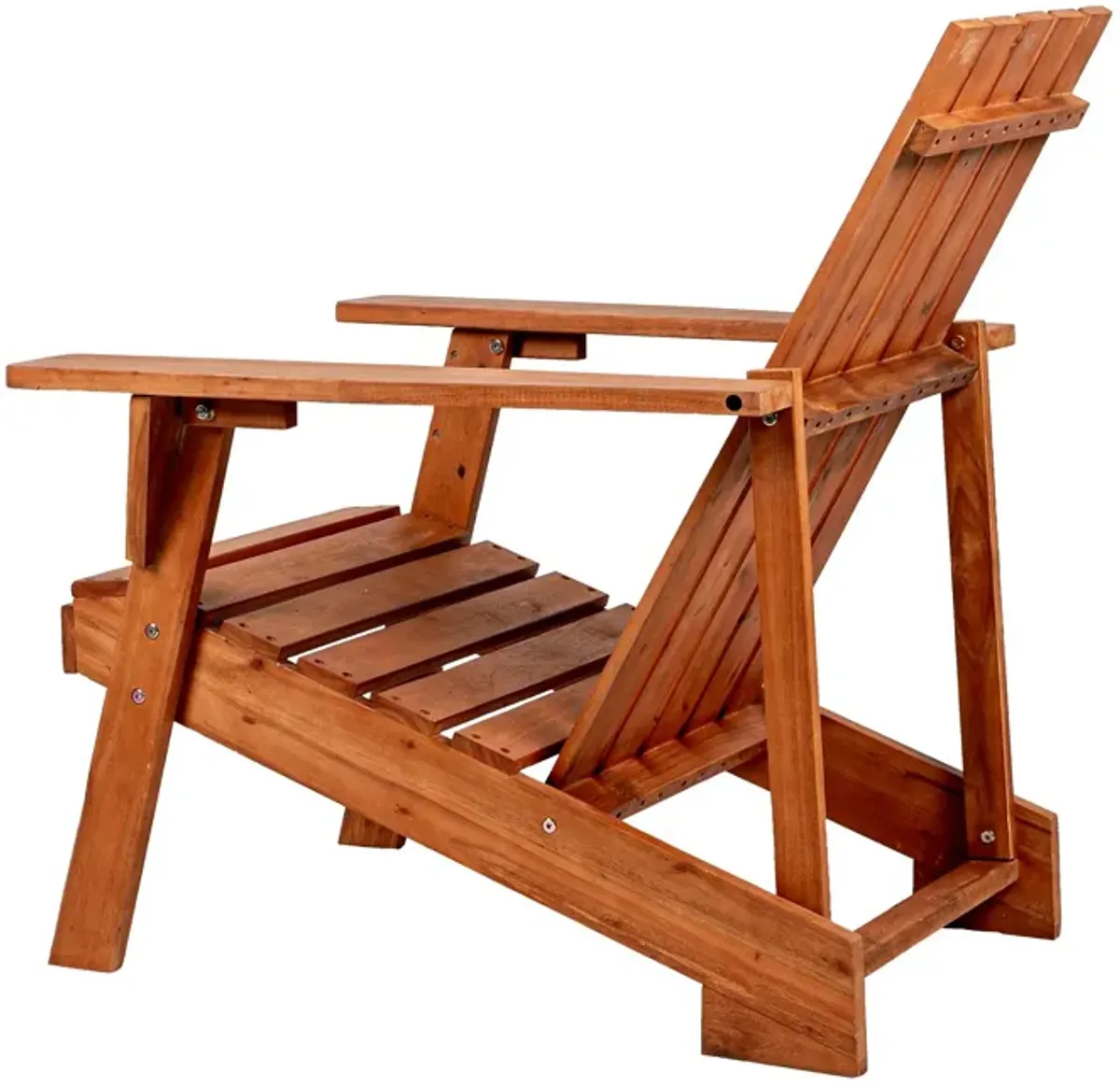 Irving Outdoor Patio Modern Acacia Wood Adirondack Chair