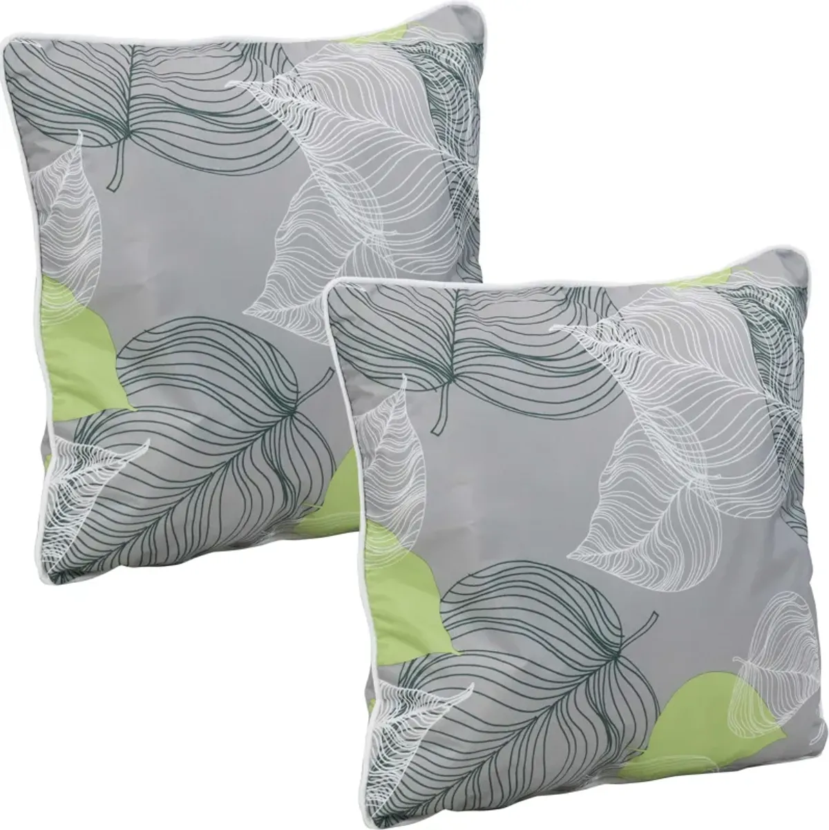 Sunnydaze Indoor/Outdoor Square Throw Pillow - 16 in