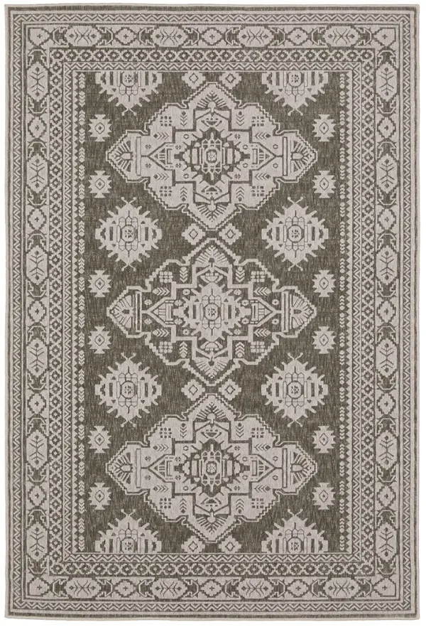 Intrigue 6'7" x 9'6" Grey Rug