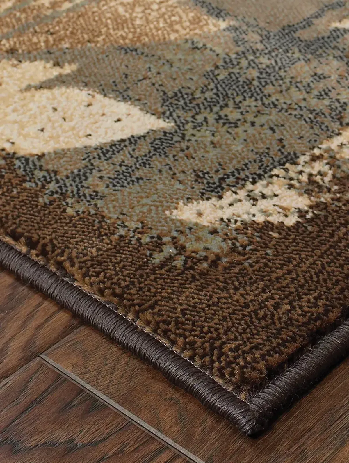 Hudson 7'8" x 10'10" Brown Rug