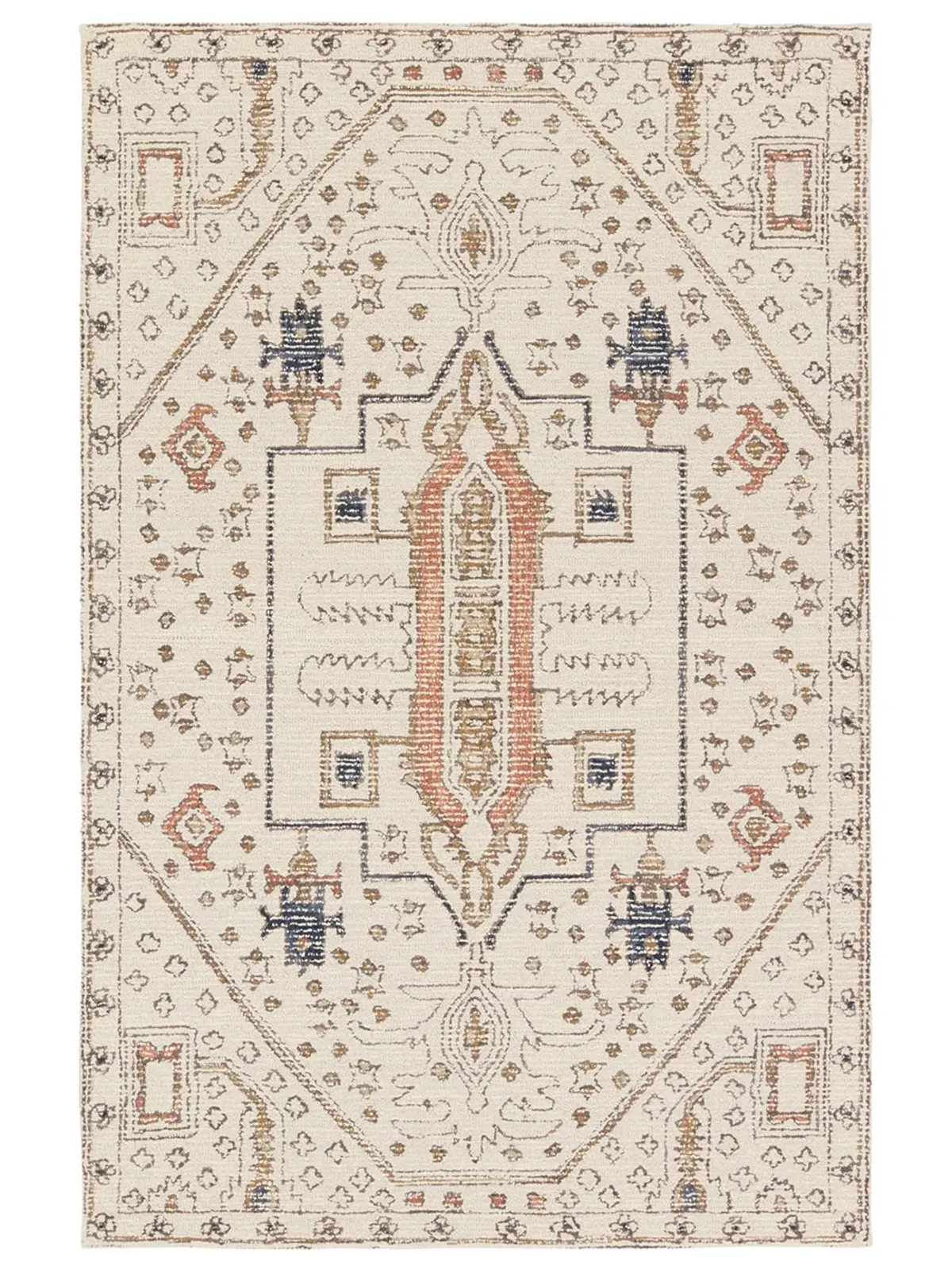 Cardamom Dahir White 8' x 10' Rug