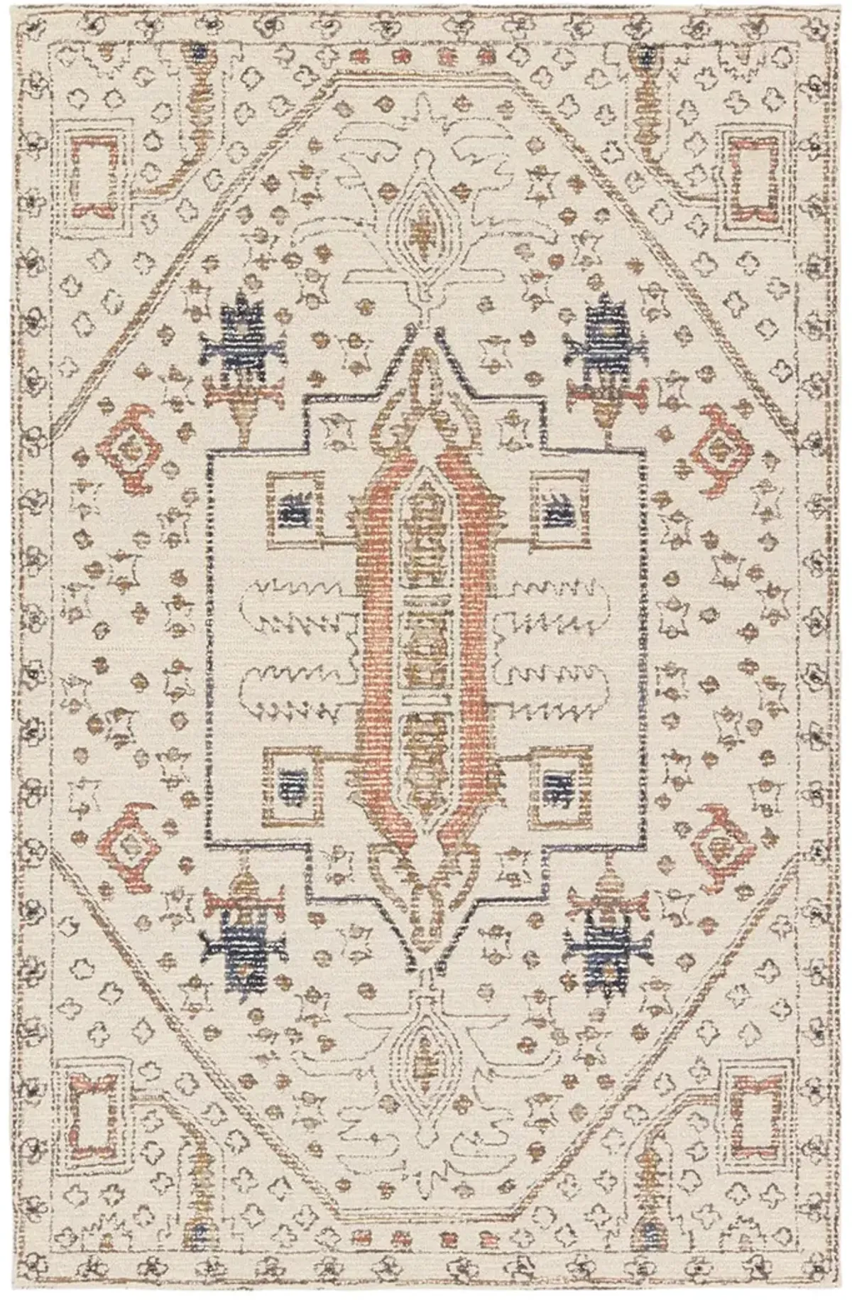 Cardamom Dahir White 8' x 10' Rug